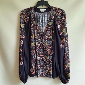 Boden Placement border print top size 10 US/14 UK